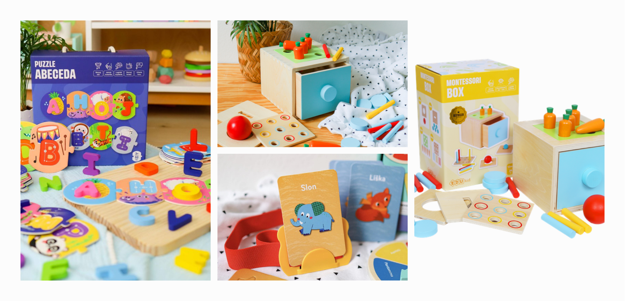 White Beige Minimalist Photo Collage Wraparound Mug-3_1